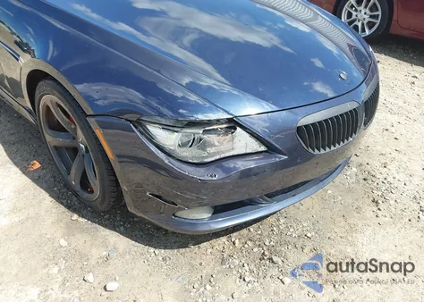 2008 BMW 650I из США, поврежденный, VIN WBAEB53578CX63760